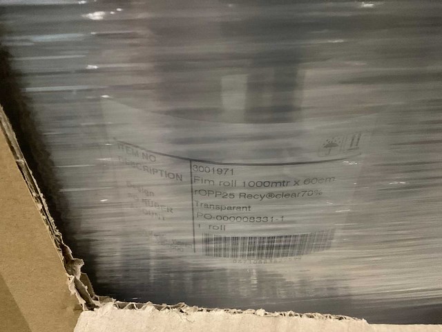 Partij folie ropp25 transparant - afbeelding 5 van  6