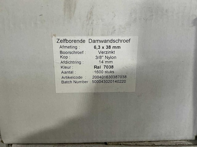 Partij fp - zelfborende damwandschroeven - afbeelding 5 van  5