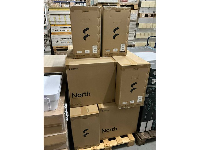 Partij fractal design north white tg clear tint (12x) - afbeelding 3 van  4