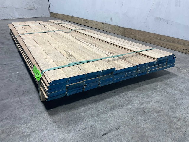Partij fraké planken mes- en groef 210-240x9,8x2 cm - afbeelding 5 van  7