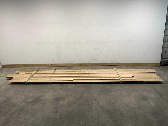 Partij fraké planken mes- en groef 330-520x6,5x6,5 cm - afbeelding 2 van  8
