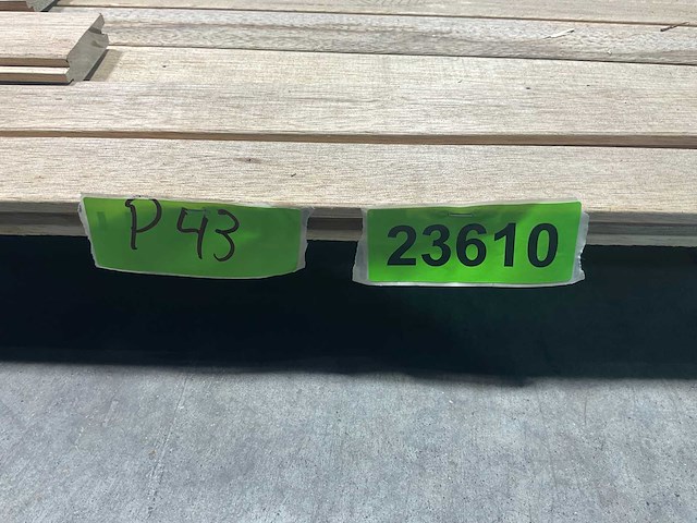 Partij fraké planken mes- en groef 330-520x6,5x6,5 cm - afbeelding 7 van  8