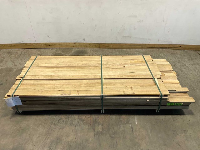 Partij fraké planken mes- en groef verbinding 215-245x9,2x2 cm - afbeelding 3 van  10