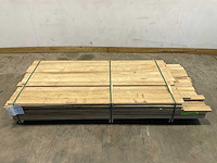 Partij fraké planken mes- en groef verbinding 215-245x9,2x2 cm - afbeelding 3 van  10