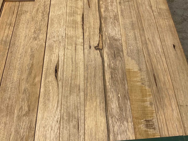 Partij fraké planken mes- en groef verbinding 215-245x9,2x2 cm - afbeelding 5 van  10
