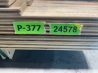 Partij fraké planken mes- en groef verbinding 215-245x9,2x2 cm - afbeelding 7 van  10