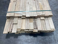 Partij fraké planken mes- en groef verbinding 215-245x9,2x2 cm - afbeelding 8 van  10