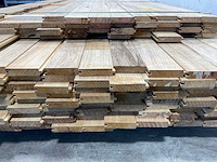 Partij fraké planken mes- en groef verbinding 215-245x9,2x2 cm - afbeelding 10 van  10