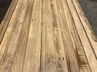 Partij fraké planken mes- en groef verbinding 275-335x9,2x2 cm - afbeelding 5 van  10