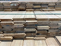 Partij fraké planken mes- en groef verbinding 275-335x9,2x2 cm - afbeelding 9 van  10