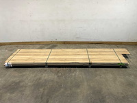 Partij fraké planken mes- en groef verbinding 365-395x11,7x2 cm - afbeelding 3 van  10