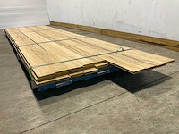 Partij fraké planken mes- en groef verbinding 365-395x11,7x2 cm - afbeelding 1 van  2