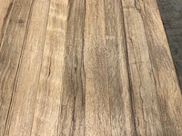 Partij fraké planken mes- en groef verbinding 365-395x11,7x2 cm - afbeelding 5 van  9