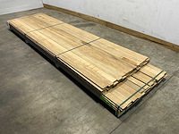 Partij fraké planken mes- en groef verbinding 365-395x9,2x2 cm - afbeelding 1 van  10