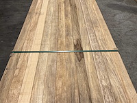 Partij fraké planken mes- en groef verbinding 365-395x9,2x2 cm - afbeelding 5 van  10