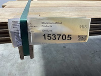 Partij fraké planken mes- en groef verbinding 485-510x9,2x2 cm - afbeelding 2 van  11