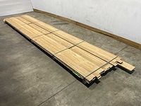 Partij fraké planken mes- en groef verbinding 485-510x9,2x2 cm - afbeelding 1 van  11