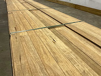 Partij fraké planken mes- en groef verbinding 485-510x9,2x2 cm - afbeelding 5 van  11