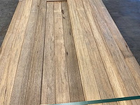 Partij fraké planken mes- en groef verbinding 485-510x9,2x2 cm - afbeelding 8 van  11