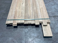 Partij fraké planken mes- en groef verbinding 485-510x9,2x2 cm - afbeelding 9 van  11