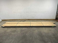 Partij fraké planken mes- en groef verbinding 485-510x9,2x2 cm - afbeelding 3 van  10