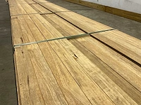 Partij fraké planken mes- en groef verbinding 485-510x9,2x2 cm - afbeelding 4 van  10