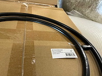 Partij frame round metal h49,5cm rotatable black iron (144x) - afbeelding 3 van  5