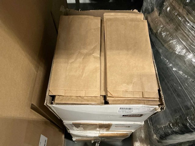 Partij fruitzakken 2 pnd nkr50 blanco (40x) kg - afbeelding 1 van  3