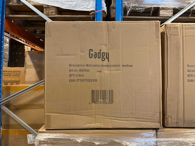 Partij gadgy wandplanken 39x26.5 cm (64x) - afbeelding 4 van  4