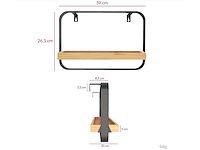 Partij gadgy wandplanken 39x26.5 cm (80x) - afbeelding 2 van  4