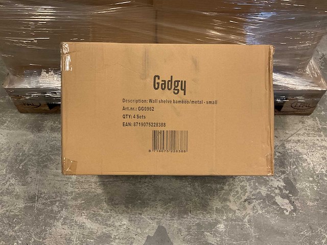 Partij gadgy wandplanken small 29x24 cm (60x) - afbeelding 4 van  4