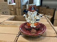Partij ganesha wierookhouders h10cm (81x) - afbeelding 1 van  4