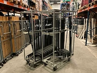 Partij garderobe rekken