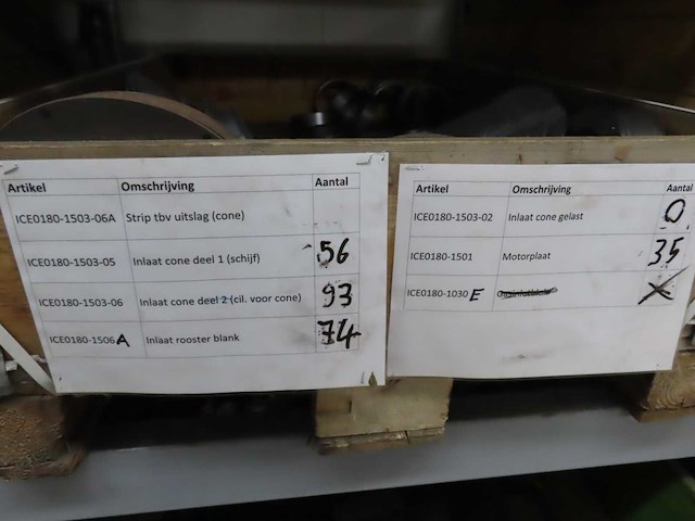 Partij gasbrandonderdelen, inhoud stelling - afbeelding 7 van  26