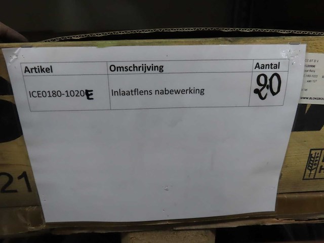 Partij gasbrandonderdelen, inhoud stelling - afbeelding 14 van  26