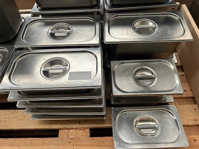 Partij gastronormbakken en deksels - afbeelding 2 van  7