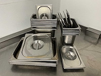 Partij gastronormbakken en deksels - afbeelding 1 van  6