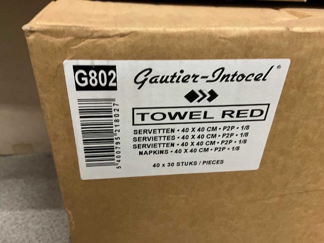 Partij gautier intocel servetten - afbeelding 6 van  8