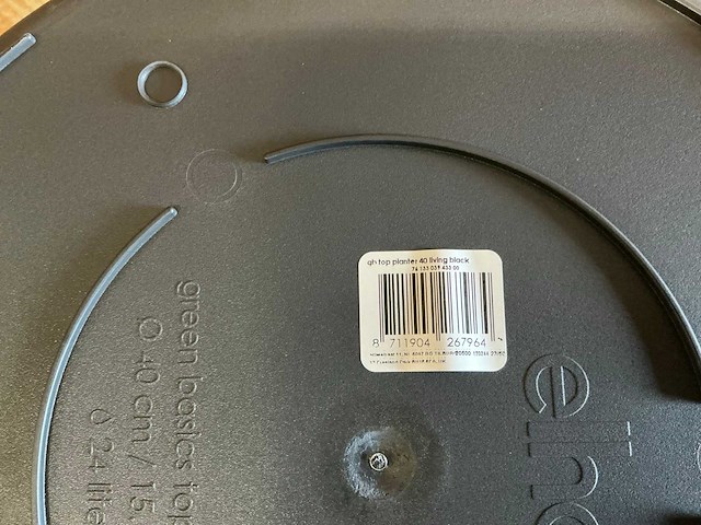 Partij gb top planter 40 living black (19x) - afbeelding 1 van  3