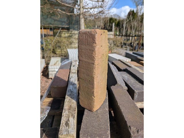 Partij gebakken stenen ca. 19.6x6.2x4.8 cm - afbeelding 2 van  6