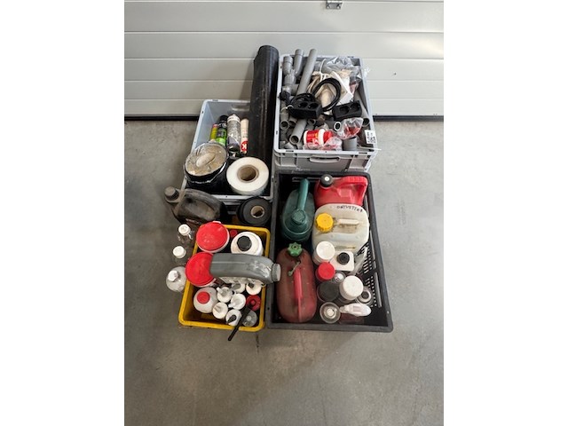 Partij gebruiksmaterialen en installatiemateriaal - afbeelding 2 van  7