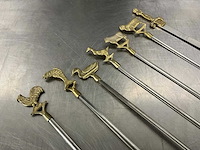 Partij gedecoreerde spiezen (60 cm) - afbeelding 2 van  6