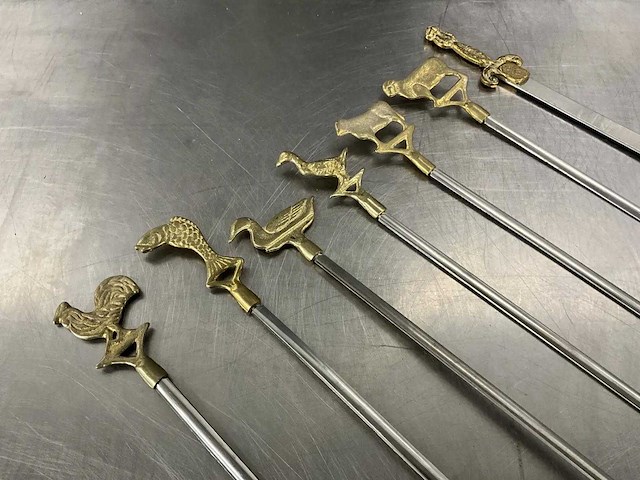 Partij gedecoreerde spiezen (60 cm) - afbeelding 1 van  6