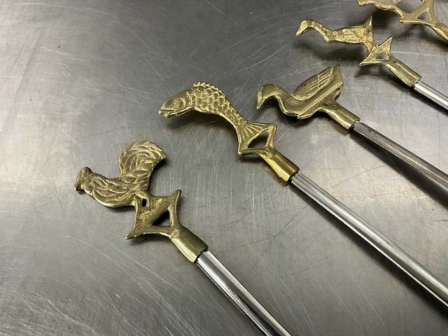 Partij gedecoreerde spiezen (60 cm) - afbeelding 2 van  6