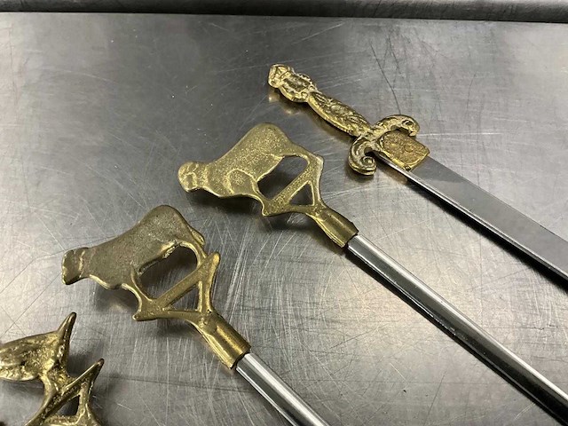 Partij gedecoreerde spiezen (60 cm) - afbeelding 3 van  6