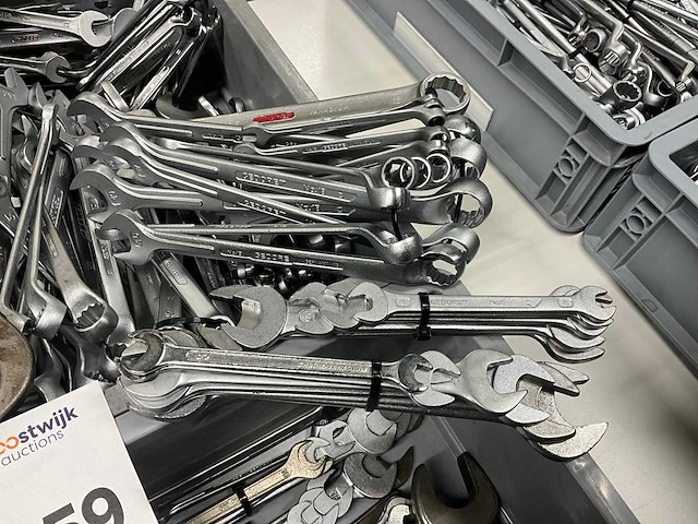 Partij gedore ring-/steeksleutels - afbeelding 2 van  4