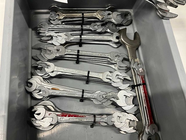 Partij gedore ring-/steeksleutels - afbeelding 3 van  4