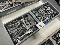 Partij gedore ring-/steeksleutels - afbeelding 1 van  3