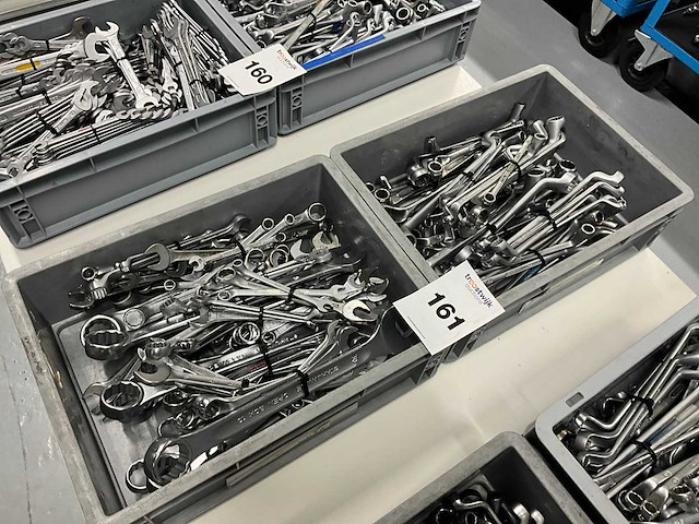 Partij gedore ring-/steeksleutels - afbeelding 1 van  3