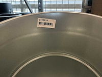 Partij gegalvaniseerde vaas op voet 22/21x60cm (264x) - afbeelding 6 van  7